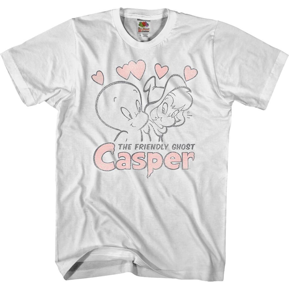 Hearts Casper The Friendly Ghost Tshirt